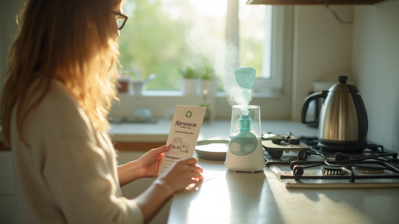 Inhalaciones en casa con soluciones de farmacia: guía práctica y segura