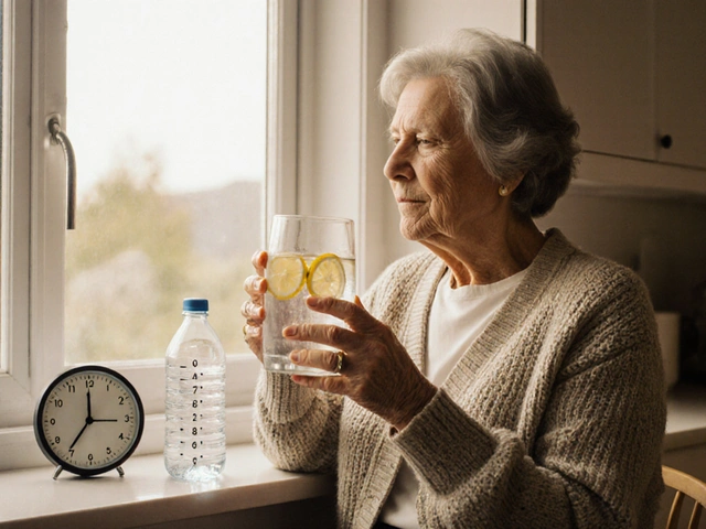 ¿Cuántos vasos de agua debe beber una mujer de 50 años?