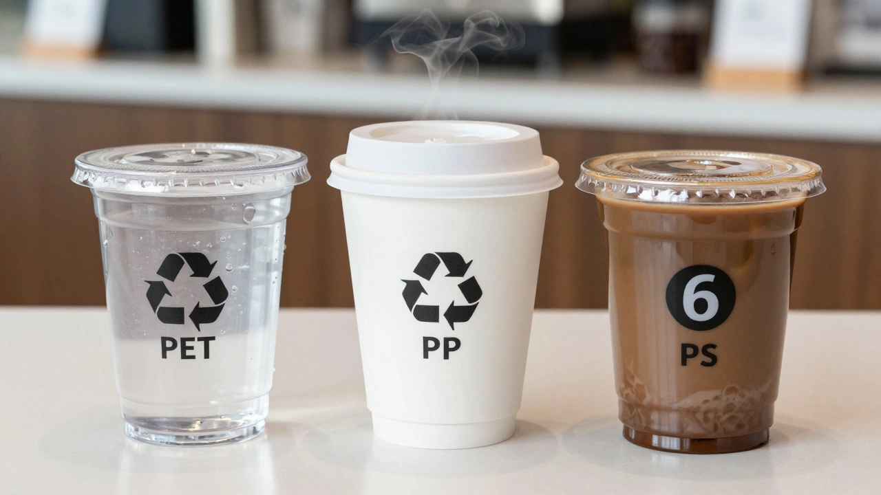 ¿Cómo se llama el plástico de los vasos? Tipos y usos del plástico duro en vasos desechables
