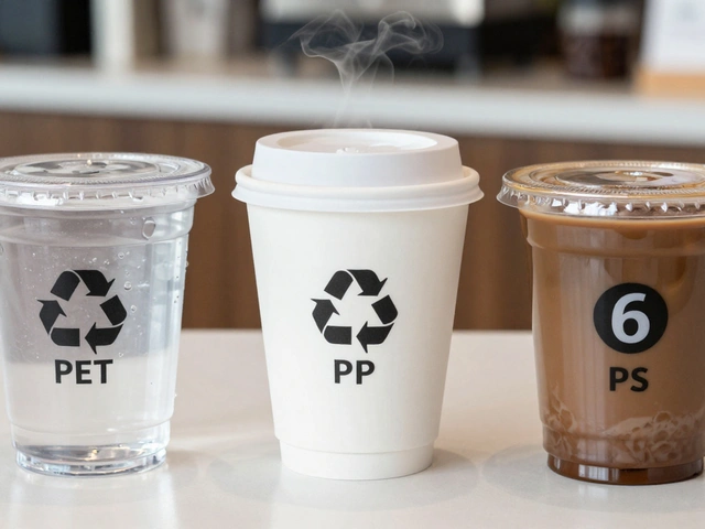 ¿Cómo se llama el plástico de los vasos? Tipos y usos del plástico duro en vasos desechables