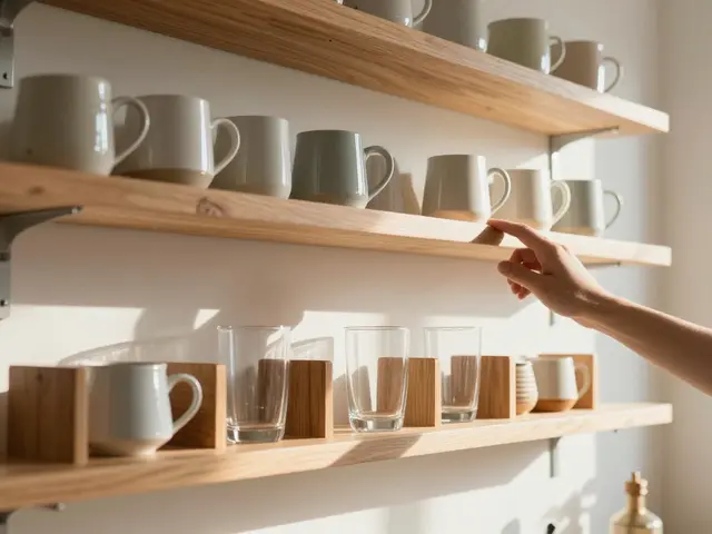 ¿Dónde guardar tazas y vasos en la cocina? Ideas prácticas para organizar tu vajilla
