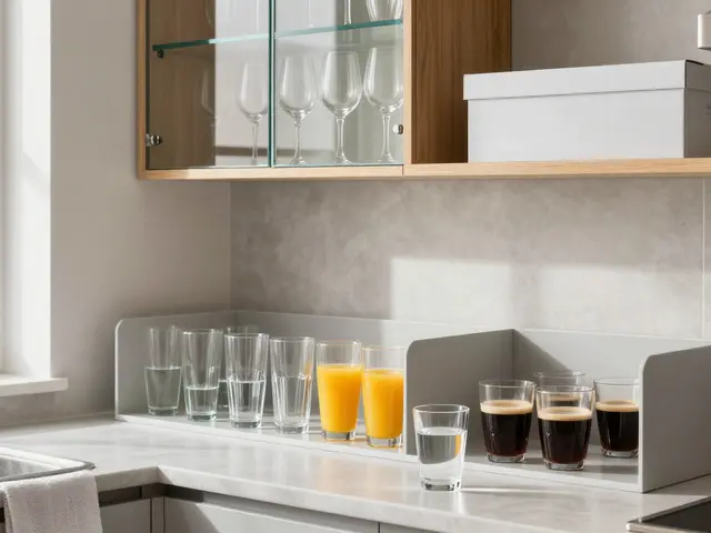 ¿Dónde deben ir los vasos en la cocina? La guía práctica para organizar tu cristalería