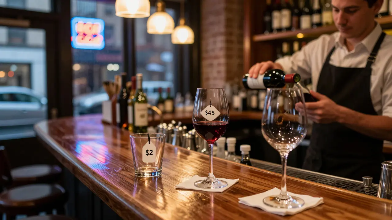 ¿Cuánto cuesta una copa de vino en Estados Unidos? Precios reales en bares, restaurantes y tiendas